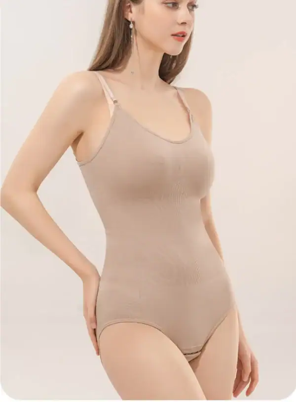 Seamless women's shaping bodysuit for a smooth, flattering silhouette and comfortable fit. Perfect f.