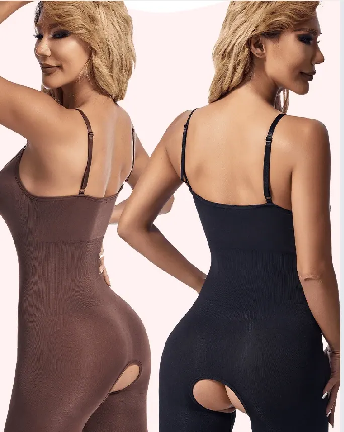 women seamless open crotch shaping bodysuit YC-3029 - Image 6