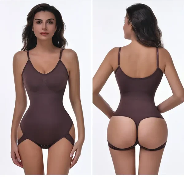open butt shaping bodysuit
