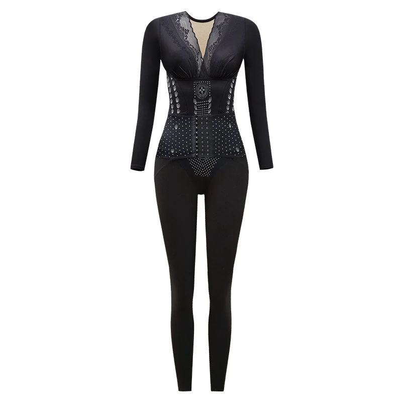 Women's thermal fleeced shaping bodysuit MRC-8869 - Image 2